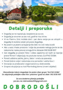 Susreti roda 7 - Detalji i preporuke - Planina Stol