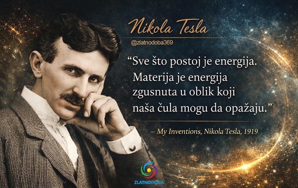 Nikola Tesla - Citati - Kvantna medicina i kvantna dijagnostika - Zlatno doba - Dnevnik - Moji Izumi - Knjiga - 1919 