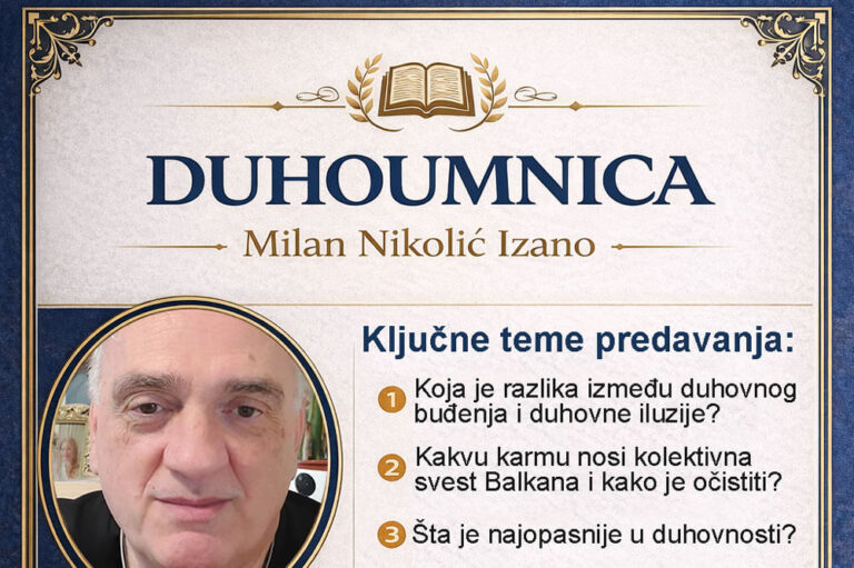 Duhoumnica - Milan Nikolić Izano - Predavanje