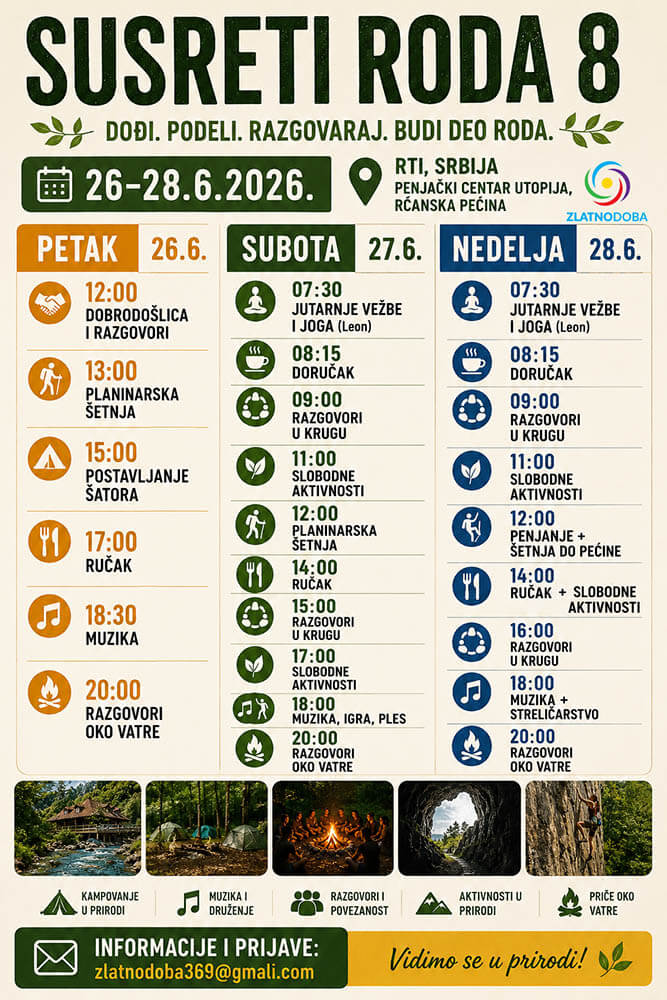 Susreti roda 8 - Program