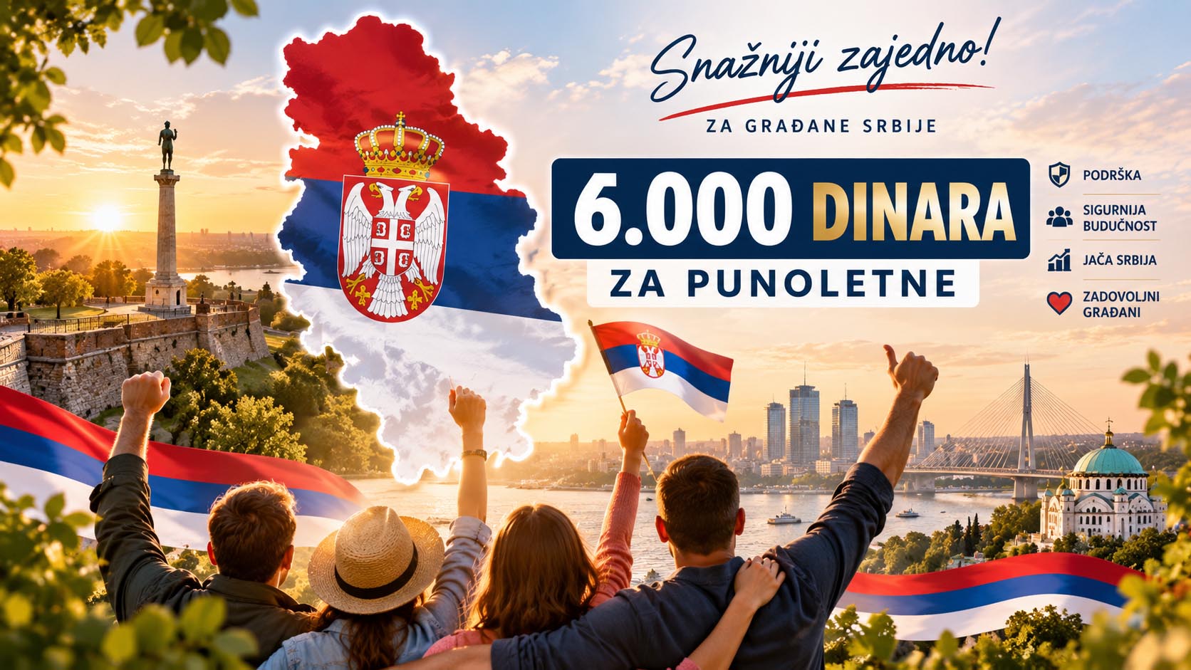 Prijava za 6000 dinara za punoletne – Uputstvo i koraci – 2026